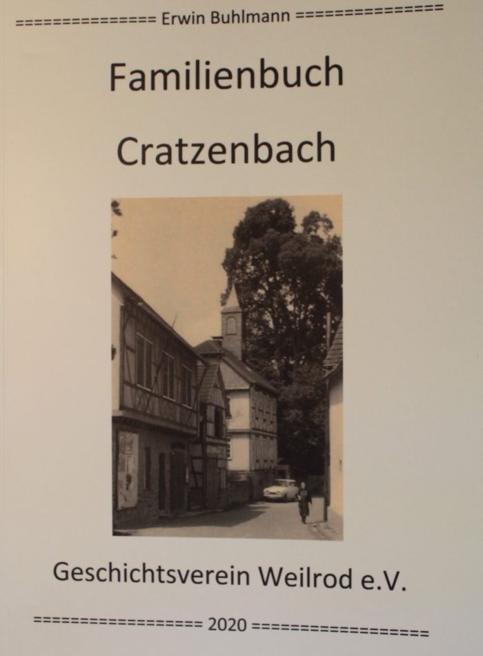 Zum 900 jährigen Jubiläum ist ein Cratzenbacher Familienbuch erschienen.